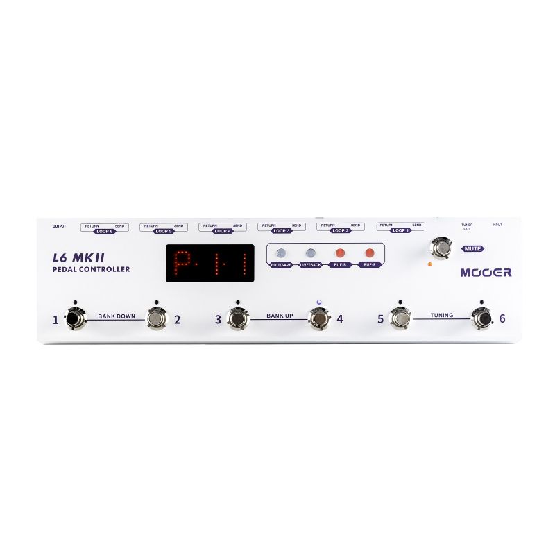 Программируемый контроллер для гитарных педалей эффектов Mooer Pedal Controller L6 MKII